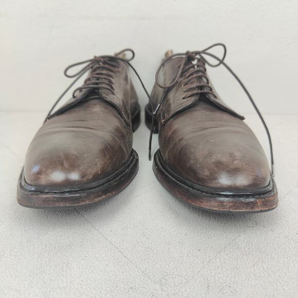 Officine Creative Cornell Leather Derby Shoes Mens 41 US 8 Brown Leather Oxfords - Picture 2 of 11